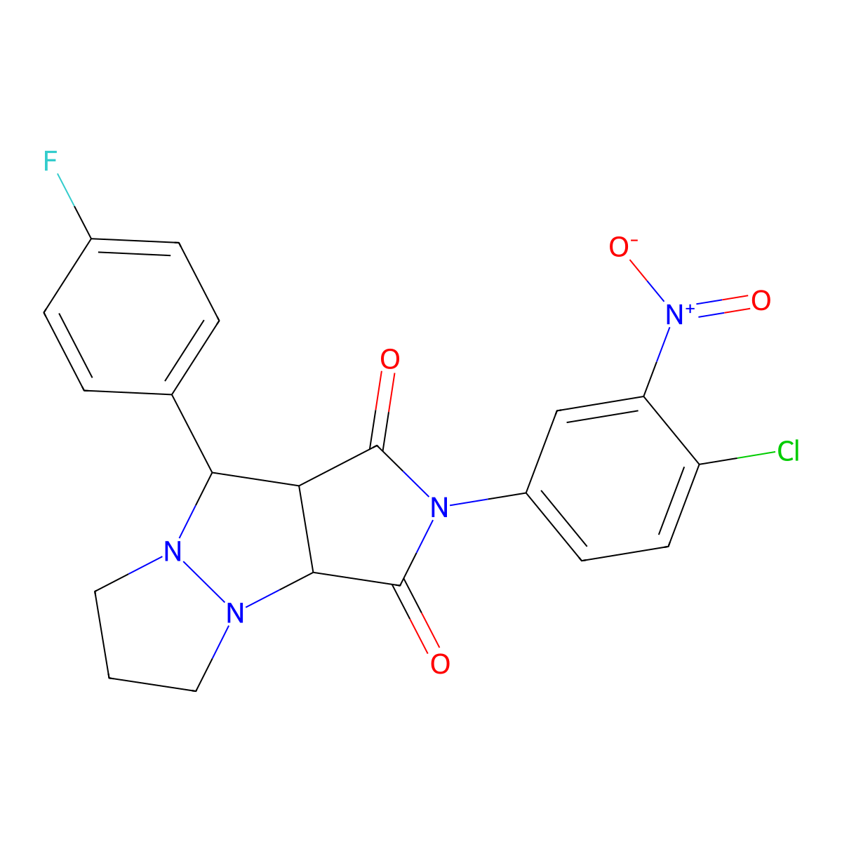 C20H16ClFN4O4 molecular structure, CAS 1005057-89-5
