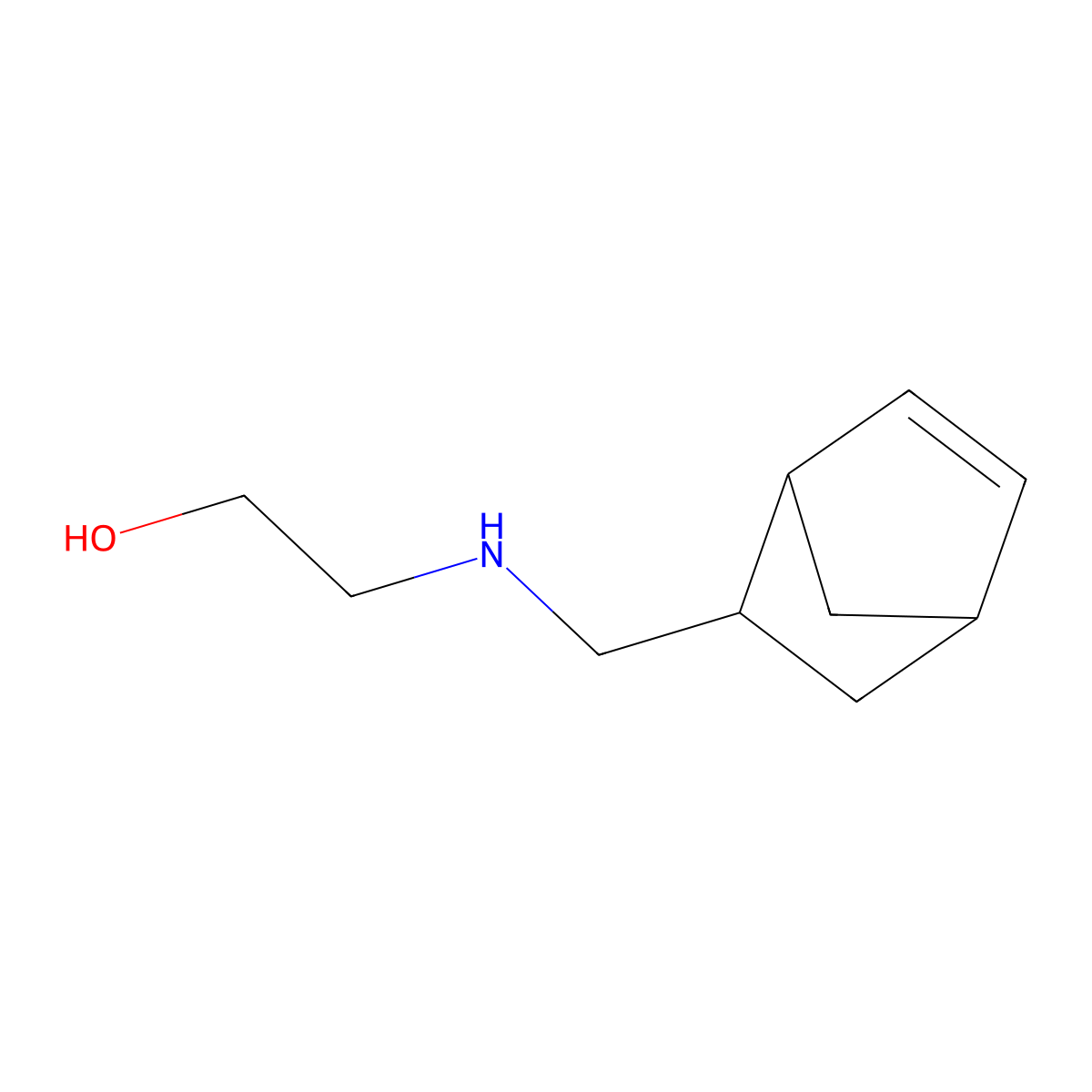 2-[(Bicyclo[2.2.1]hept-5-en-2-ylmethyl)-amino]-ethanol molecular structure, CAS 1005063-02-4