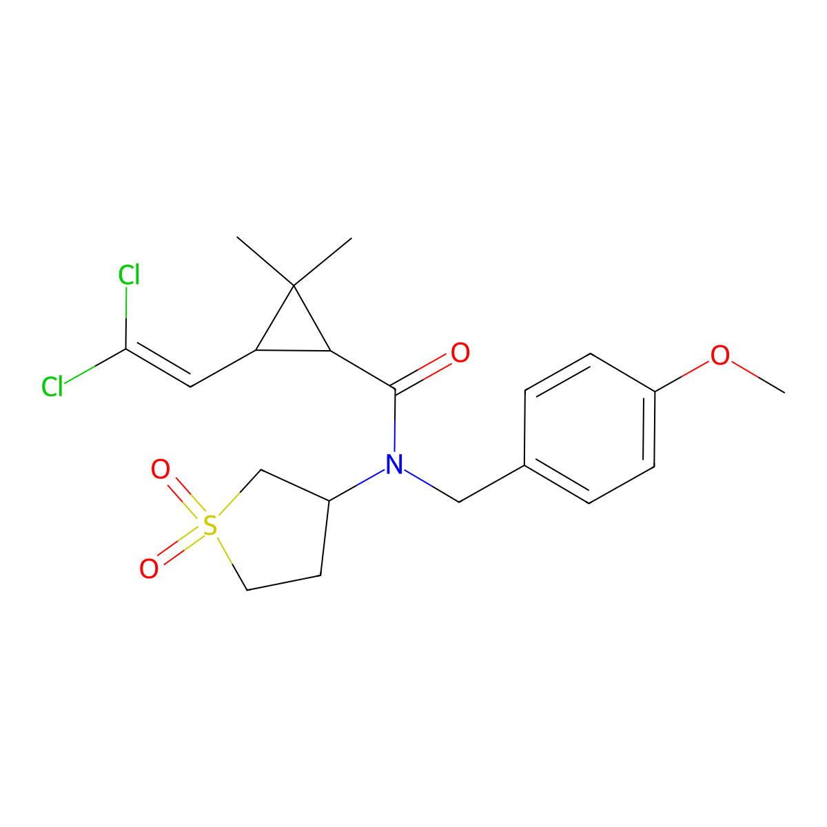 C20H25Cl2NO4S molecular structure, CAS 1005073-88-0