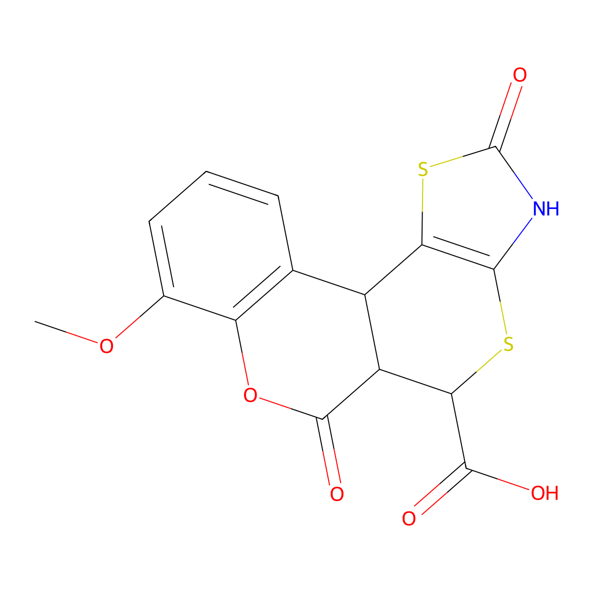 C15H11NO6S2 molecular structure, CAS 1005081-78-6
