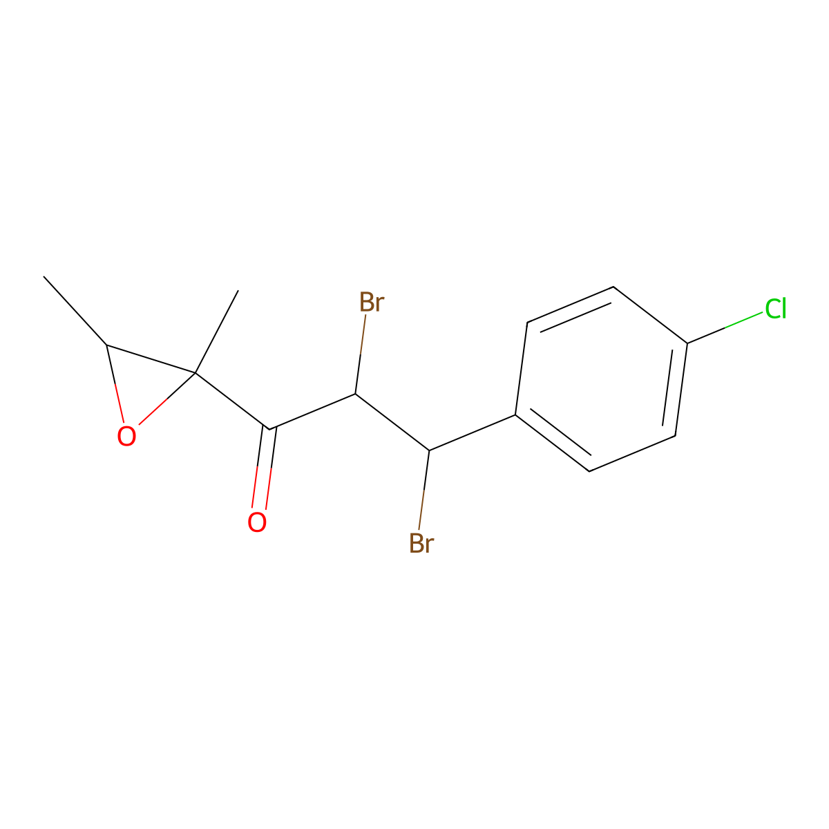 C13H13Br2ClO2 molecular structure, CAS 1005096-05-8