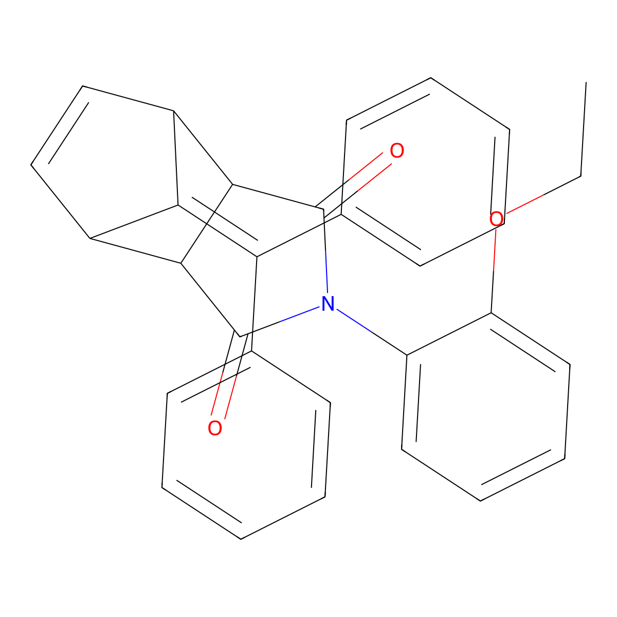 10-(Diphenylmethylene)-4-(2-ethoxyphenyl)-4-azatricyclo[5.2.1.0~2,6~]dec-8-ene-3,5-dione molecular structure, CAS 1005100-51-5