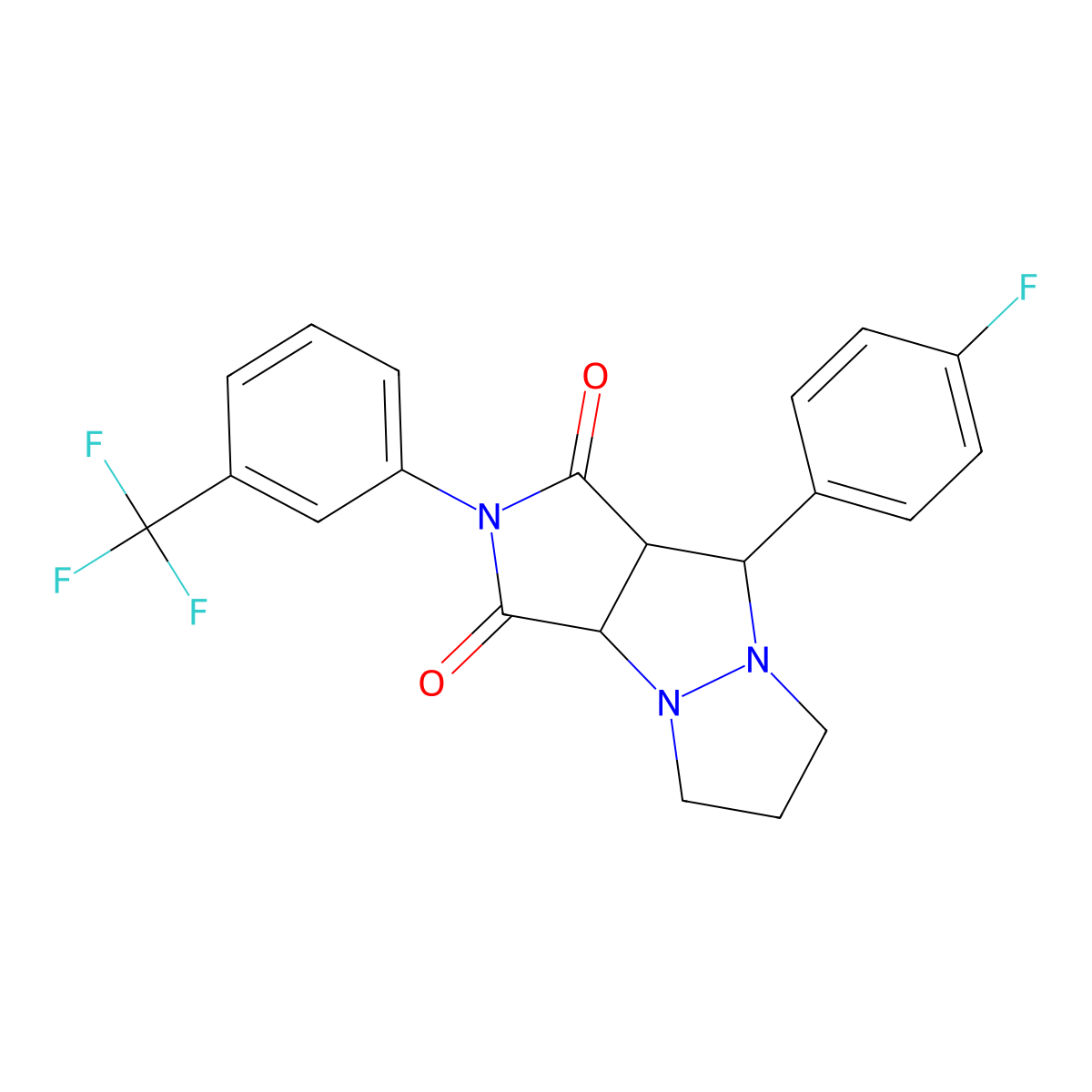 C21H17F4N3O2 molecular structure, CAS 1005117-14-5