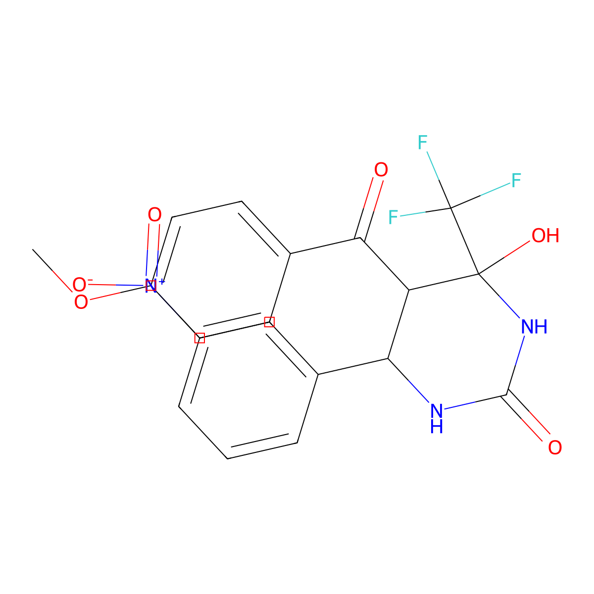 4-Hydroxy-5-(4-methoxybenzoyl)-6-(3-nitrophenyl)-4-(trifluoromethyl)-1,3-diazinan-2-one molecular structure, CAS 1005117-81-6