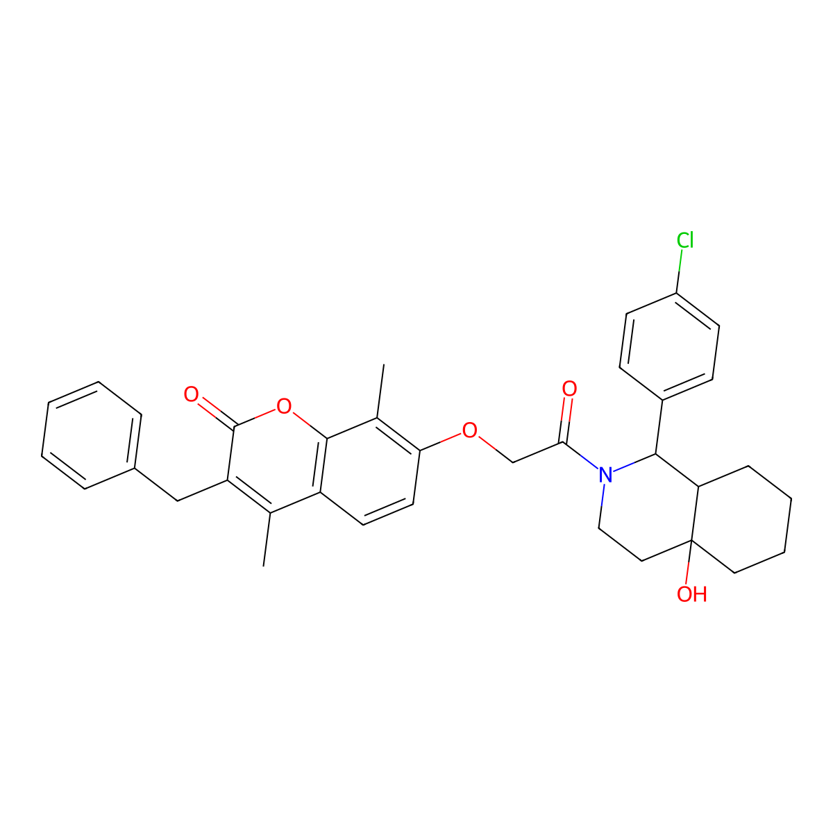 C35H36ClNO5 molecular structure, CAS 1005135-76-1