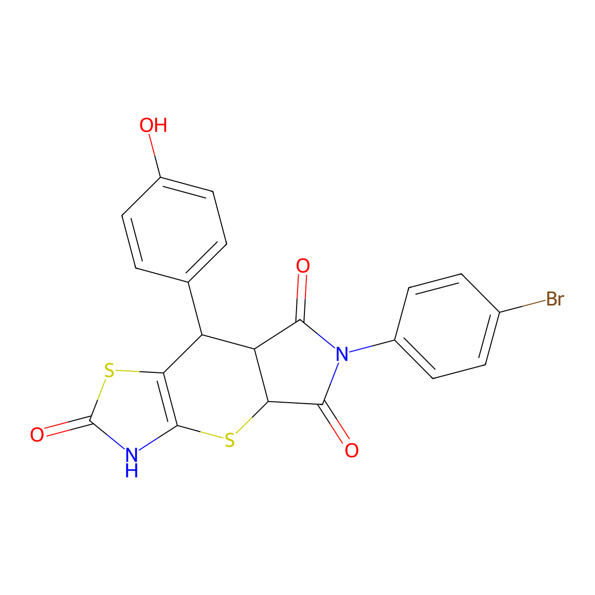 C20H13BrN2O4S2 molecular structure, CAS 1005141-16-1