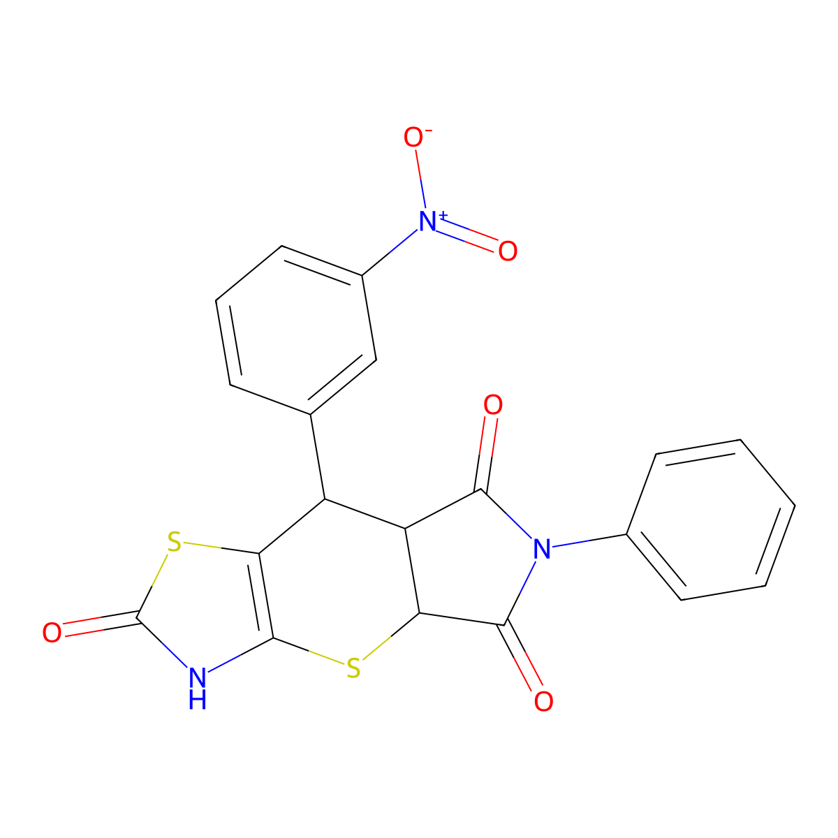 C20H13N3O5S2 molecular structure, CAS 1005147-08-9