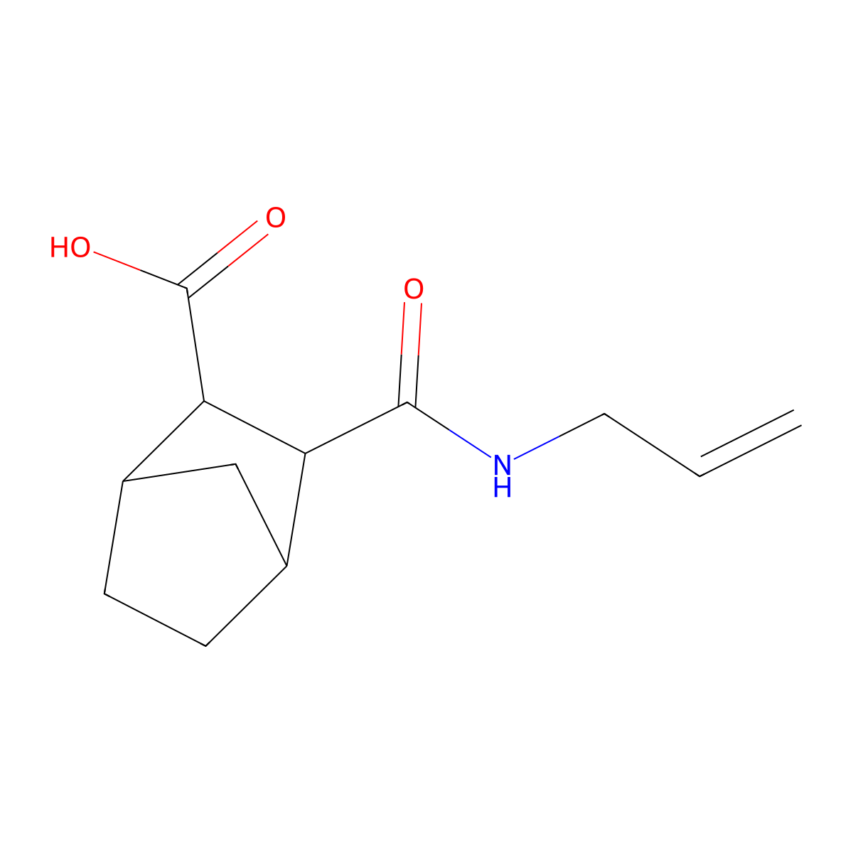 3-[(Allylamino)carbonyl]bicyclo[2.2.1]heptane-2-carboxylic acid molecular structure, CAS 1005154-25-5