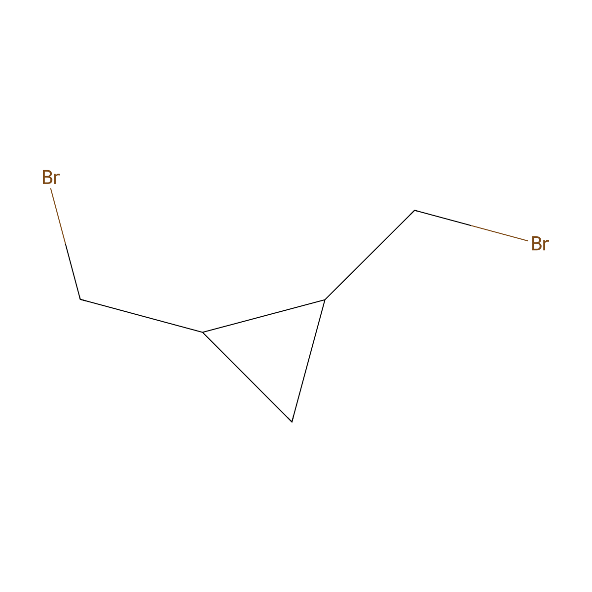 1,2-Bis(bromomethyl)cyclopropane molecular structure, CAS 100516-81-2