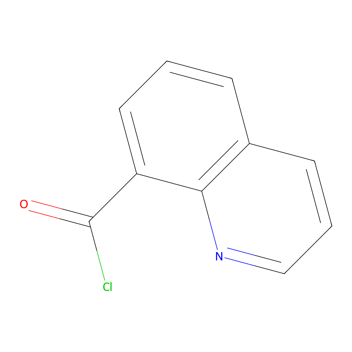 Quinoline-8-carbonyl chloride molecular structure, CAS 100517-41-7