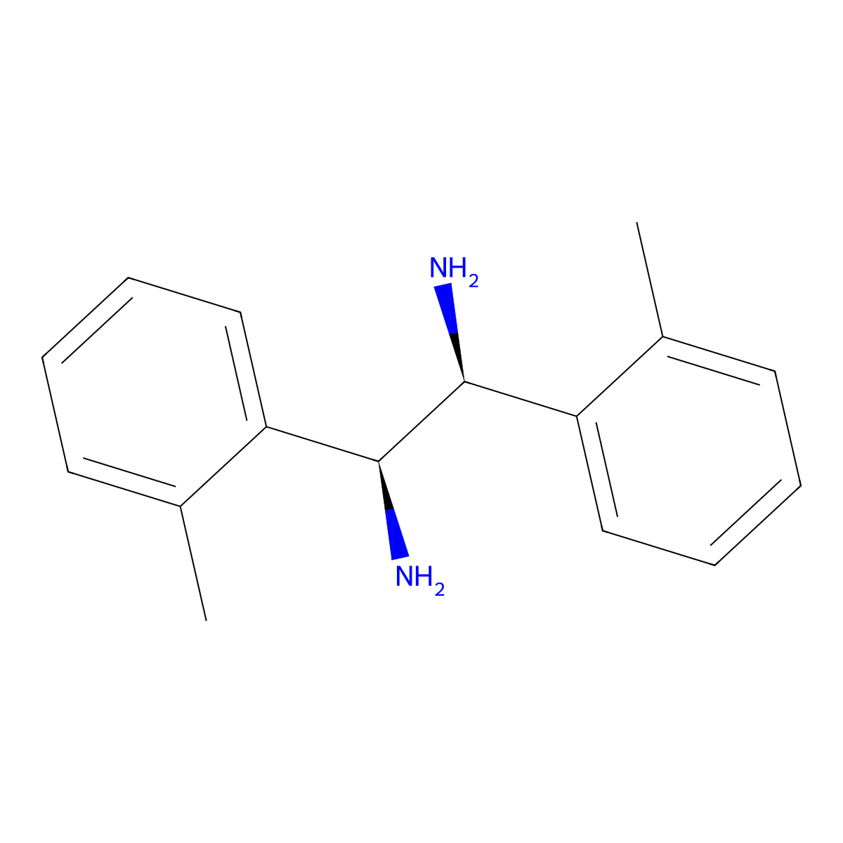 (1S,2S)-1,2-Di-o-tolylethane-1,2-diamine molecular structure, CAS 1005173-83-0