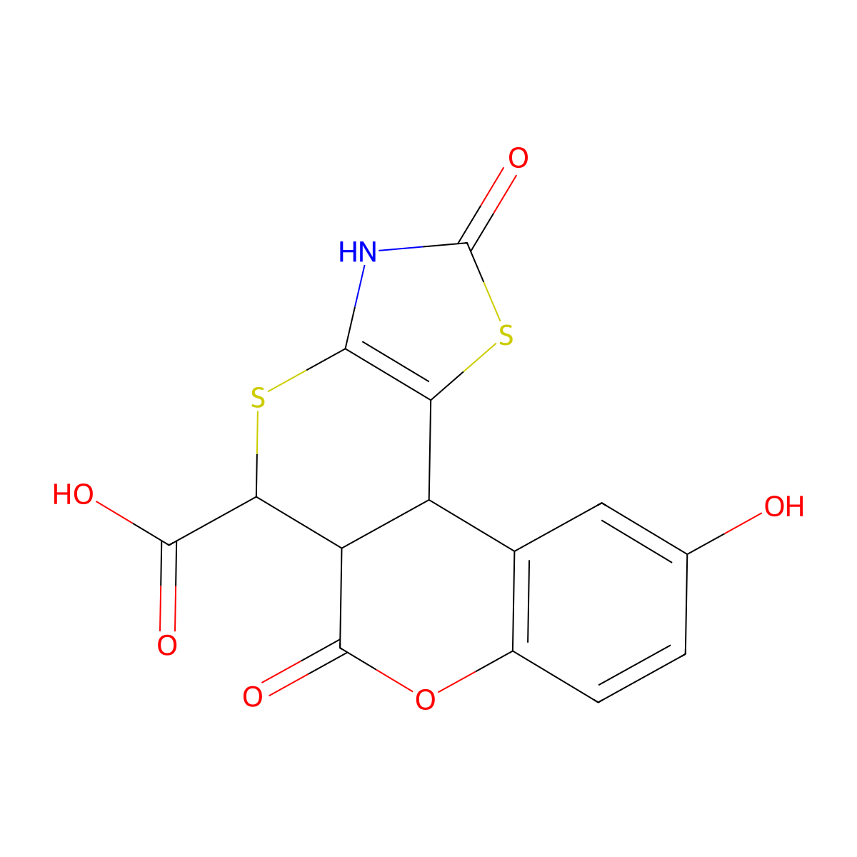 C14H9NO6S2 molecular structure, CAS 1005183-41-4