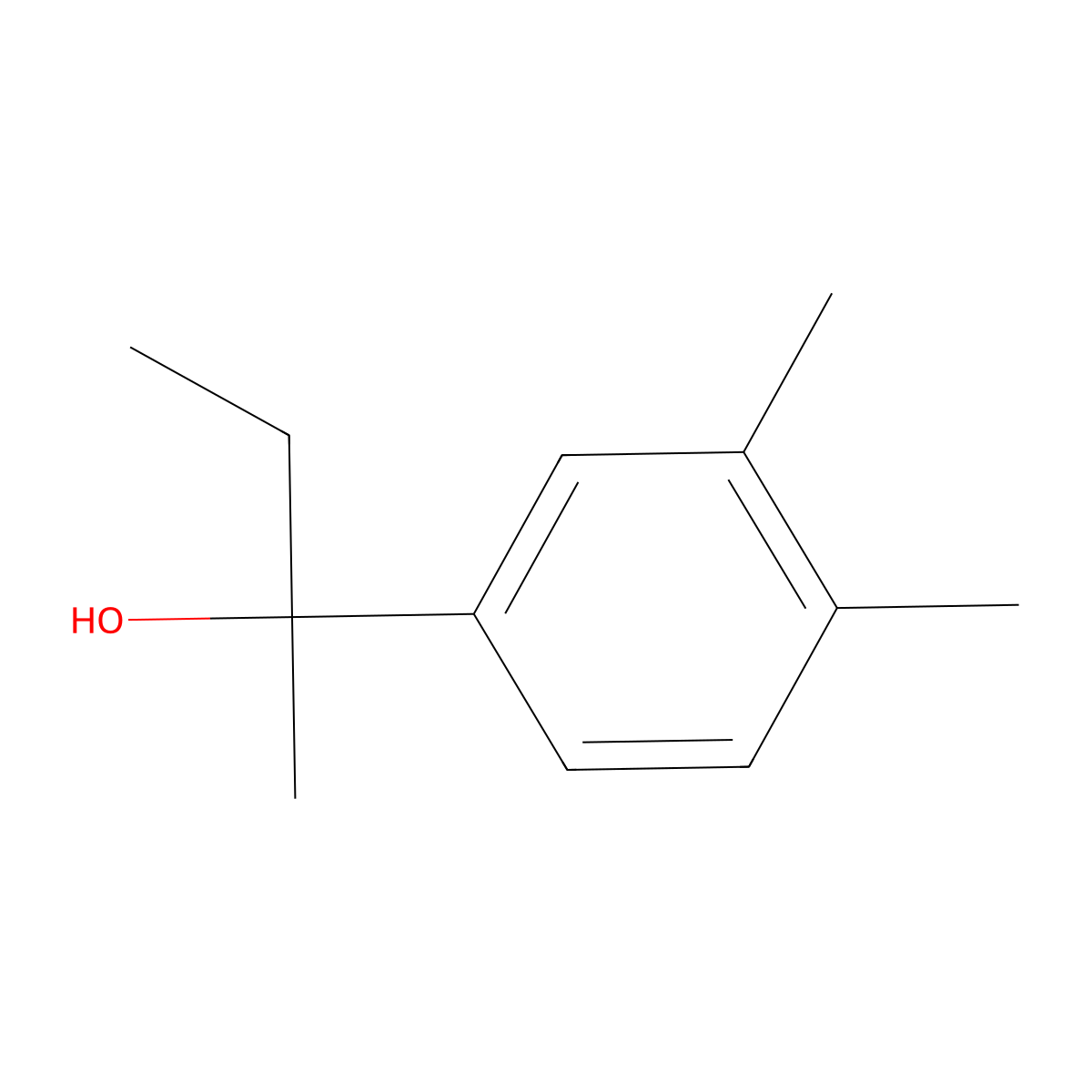 2-(3,4-Dimethylphenyl)-2-butanol molecular structure, CAS 100519-73-1