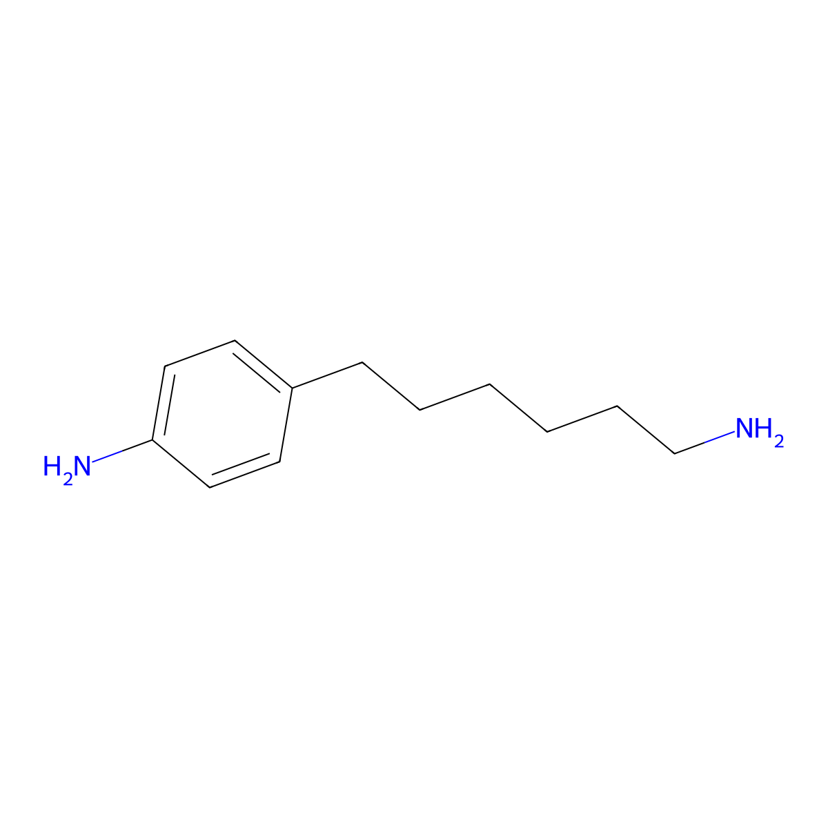 4-(6-Aminohexyl)aniline molecular structure, CAS 100525-46-0