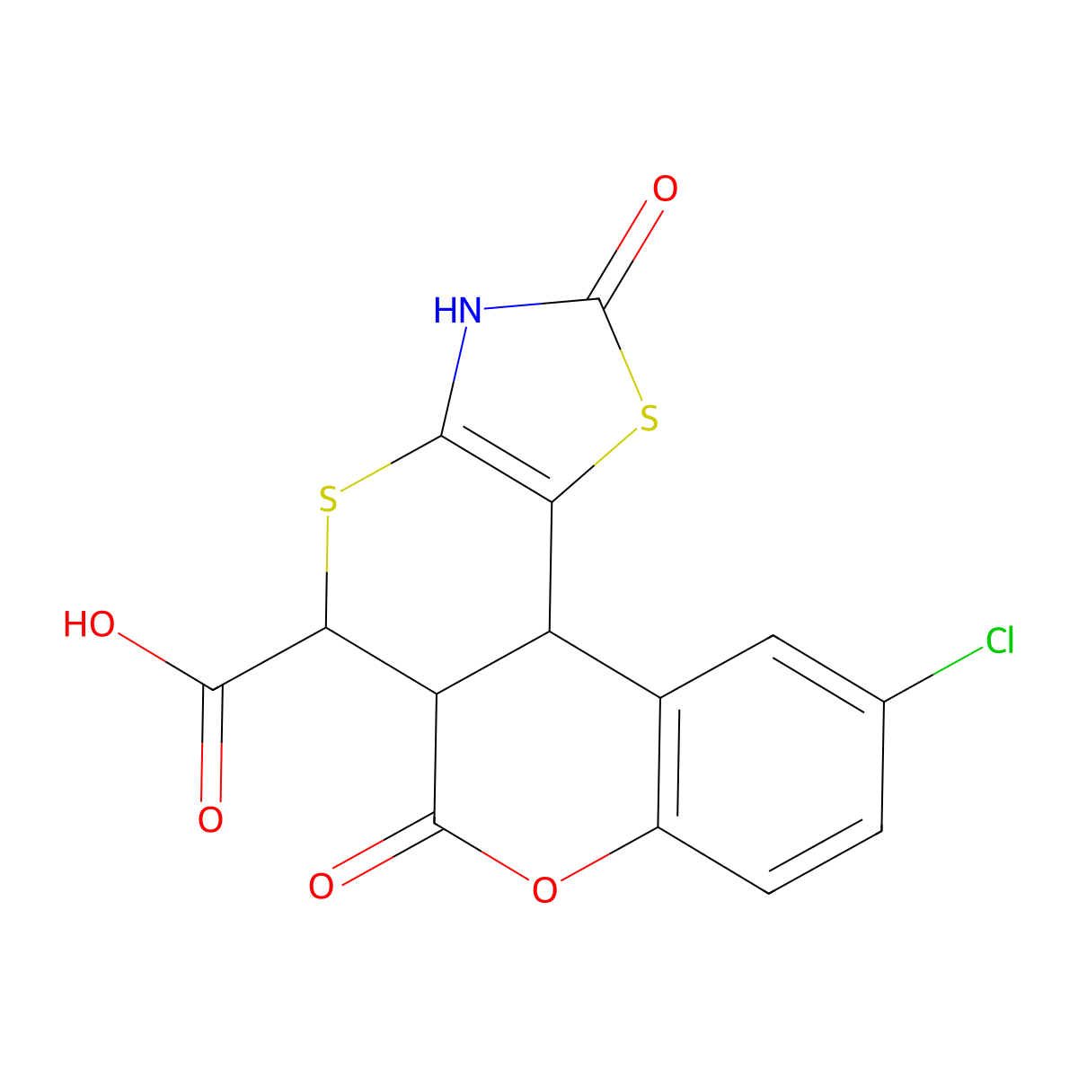 C14H8ClNO5S2 molecular structure, CAS 1005262-34-9