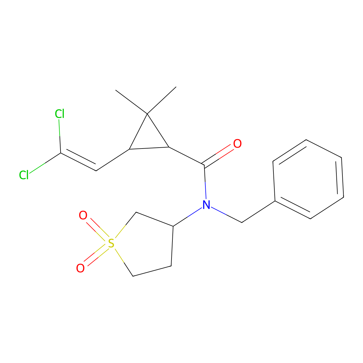 C19H23Cl2NO3S molecular structure, CAS 1005266-92-1