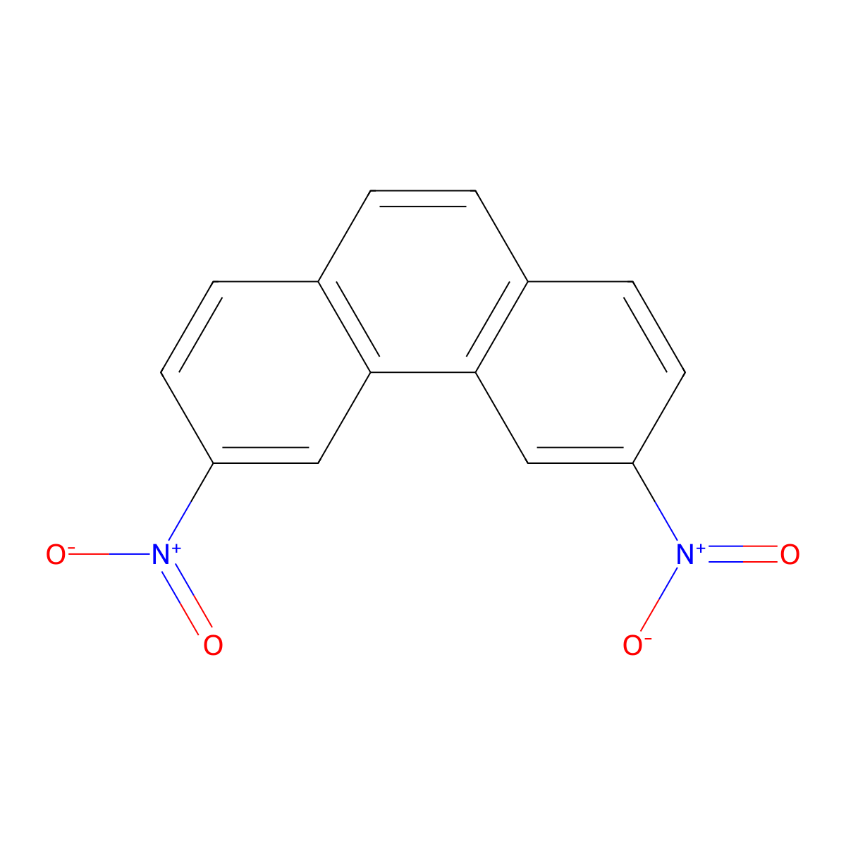 Phenanthrene, 3,6-dinitro- molecular structure, CAS 100527-20-6
