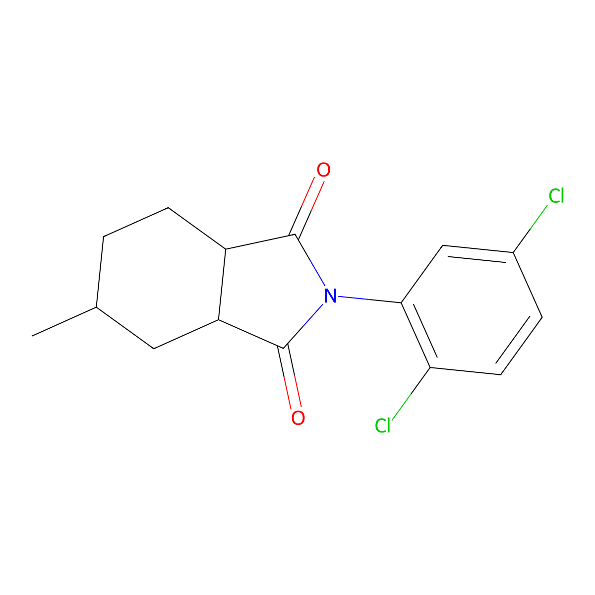 2-(2,5-dichlorophenyl)-5-methylhexahydro-1H-isoindole-1,3(2H)-dione molecular structure, CAS 1005281-29-7