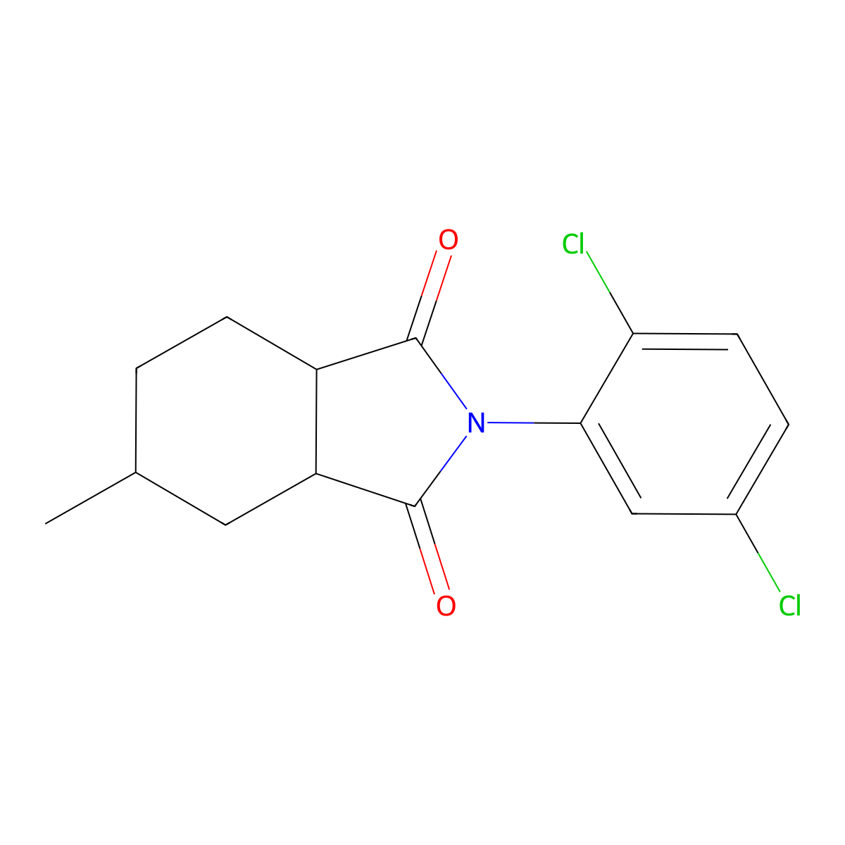2-(2,5-dichlorophenyl)-5-methylhexahydro-1H-isoindole-1,3(2H)-dione molecular structure, CAS 1005281-29-7