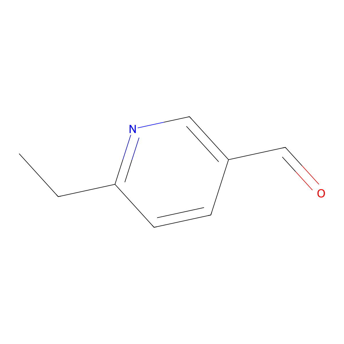 6-Ethylpyridine-3-carbaldehyde molecular structure, CAS 1005327-66-1