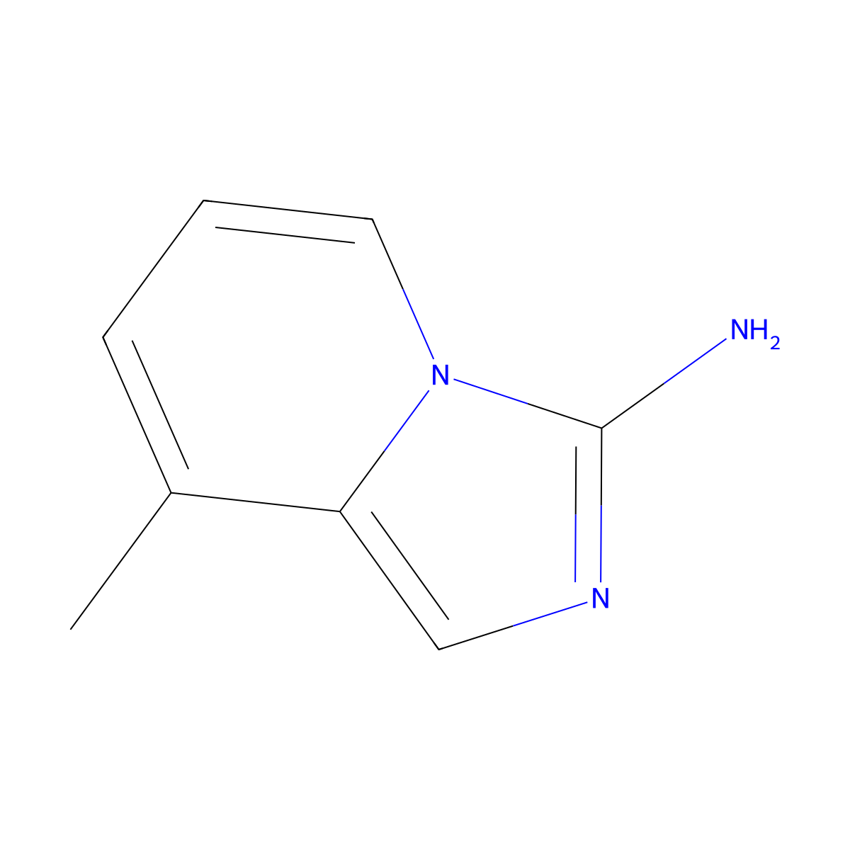 8-Methylimidazo[1,5-a]pyridin-3-amine molecular structure, CAS 1005514-79-3