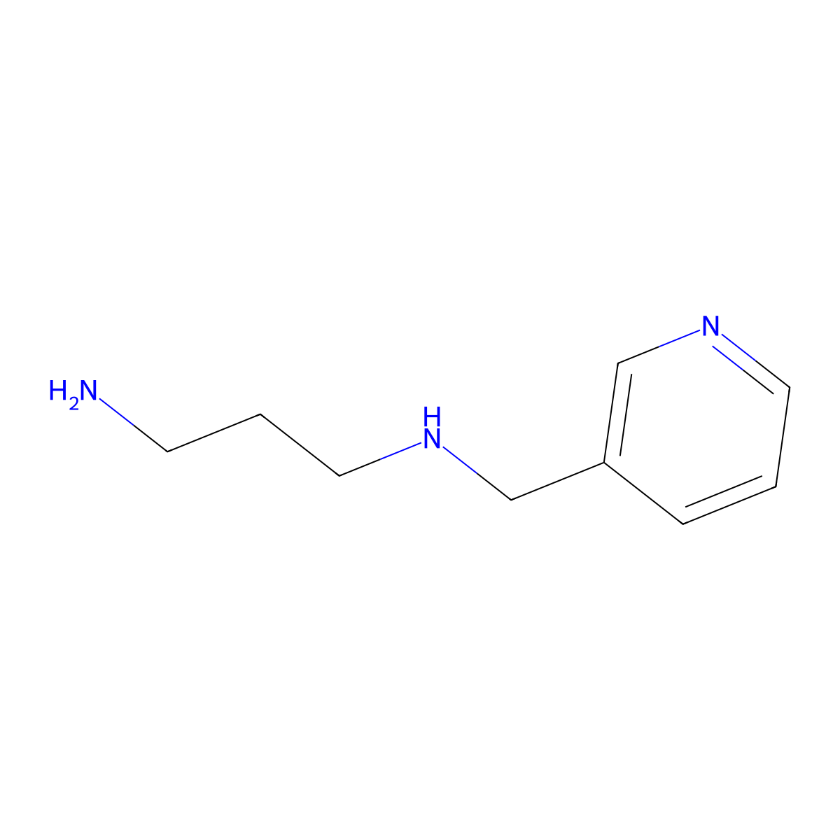 N1-(3-Pyridinylmethyl)-1,3-propanediamine molecular structure, CAS 100553-71-7