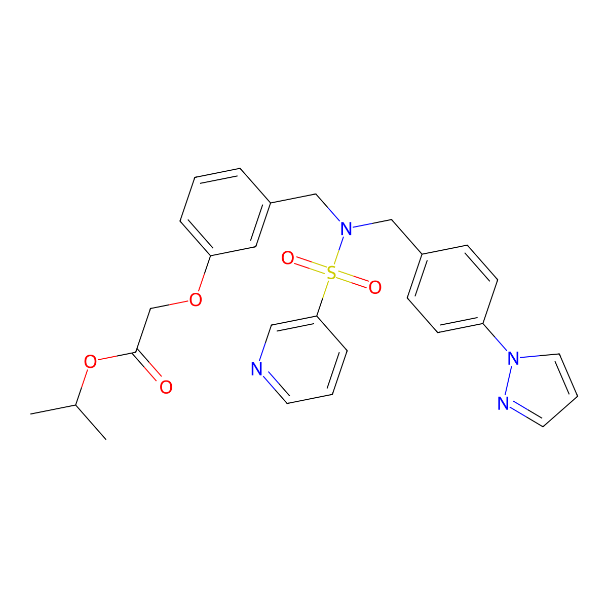 Taprenepag isopropyl molecular structure, CAS 1005549-94-9