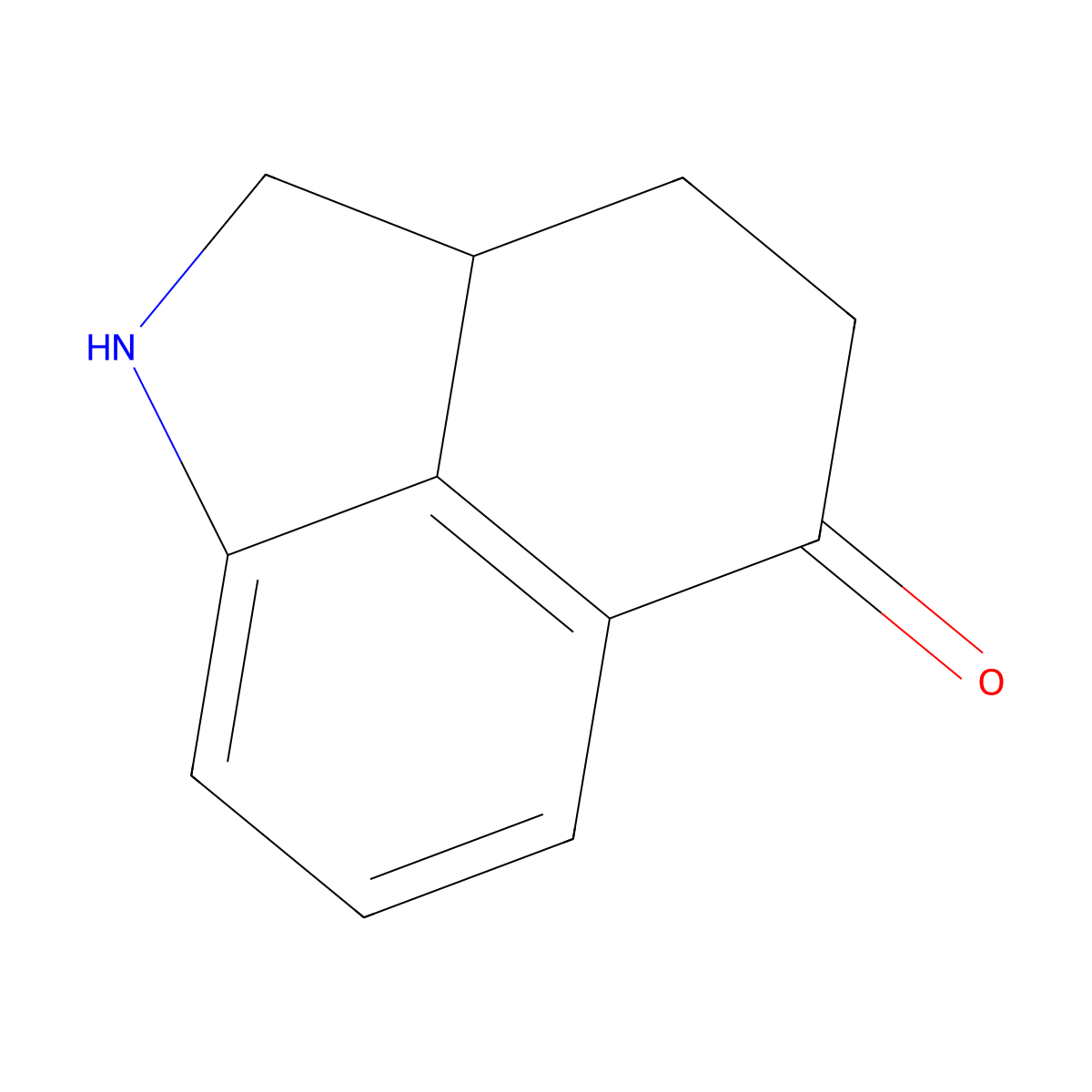 2-Azatricyclo[6.3.1.0,4,12]dodeca-1(11),8(12),9-trien-7-one molecular structure, CAS 100561-34-0