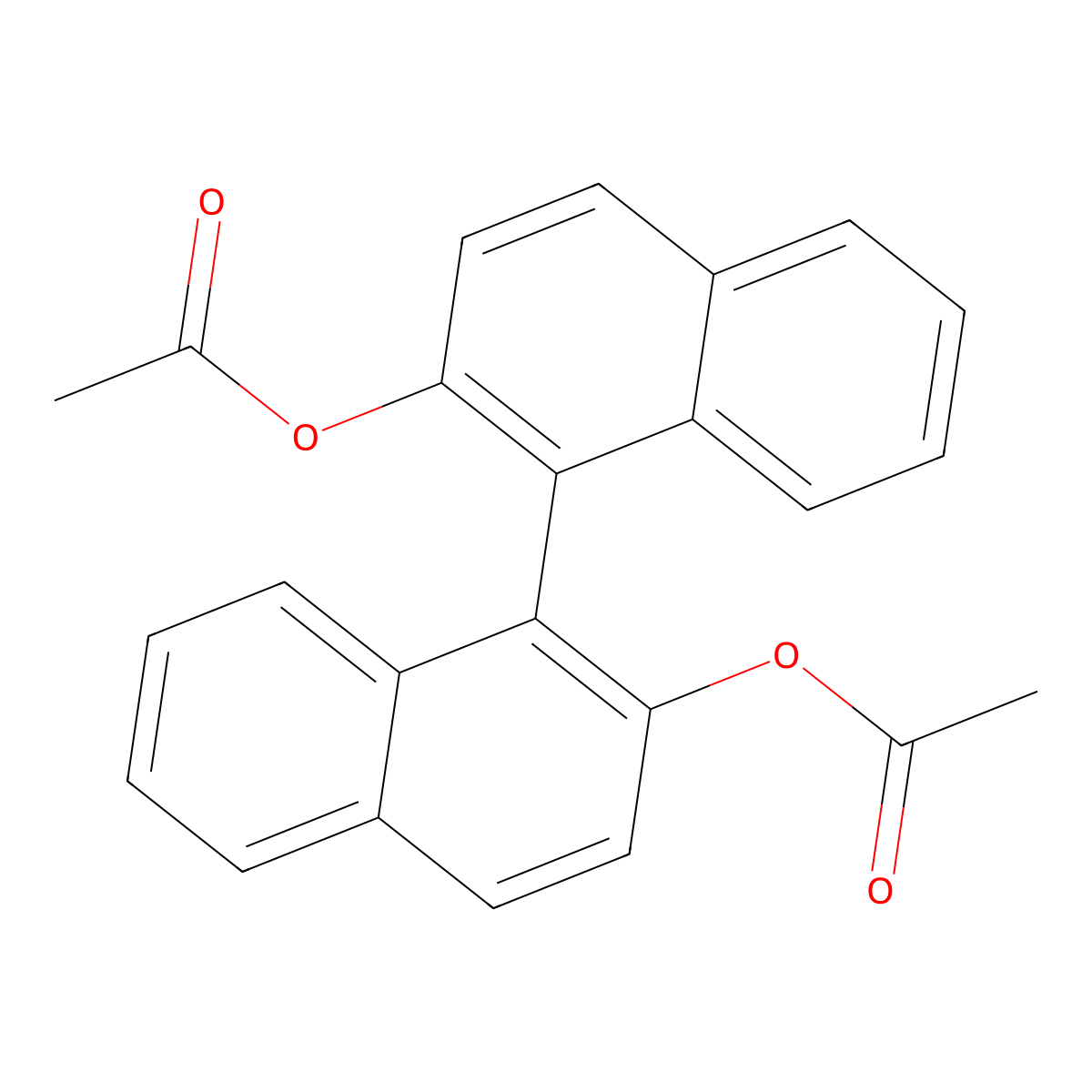 1-(2-Acetyloxynaphthyl)-2-naphthyl acetate molecular structure, CAS 100569-82-2