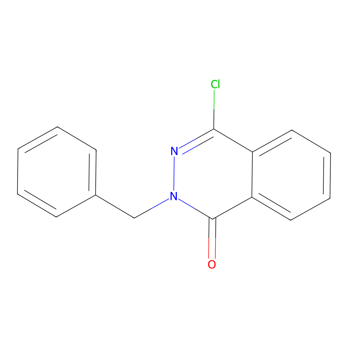 2-Benzyl-4-chlorophthalazin-1-one molecular structure, CAS 1005774-64-0