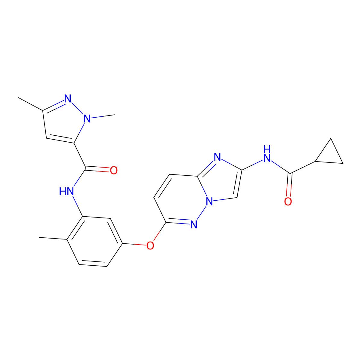 Tak-593 molecular structure, CAS 1005780-62-0