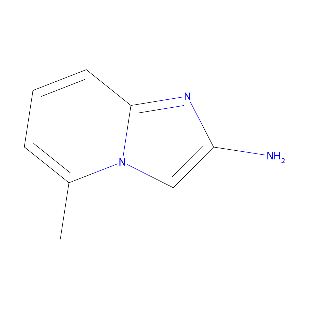 5-Methylimidazo[1,2-a]pyridin-2-amine molecular structure, CAS 1005785-43-2