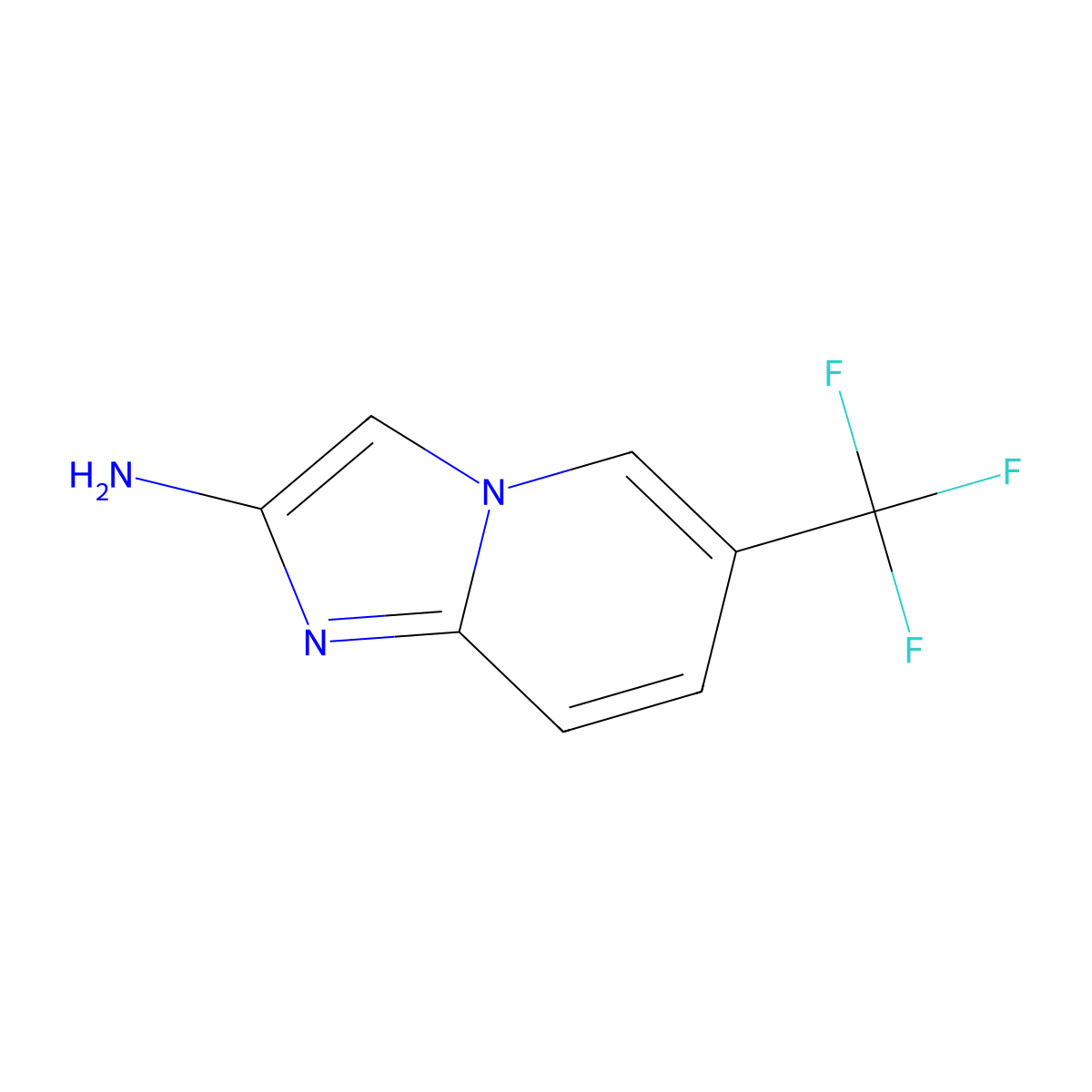 6-(Trifluoromethyl)imidazo[1,2-a]pyridin-2-amine molecular structure, CAS 1005785-87-4