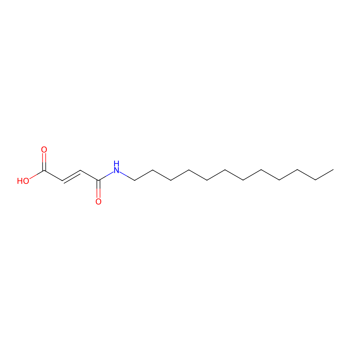 4-(Dodecylamino)-4-oxobut-2-enoic acid molecular structure, CAS 100581-97-3