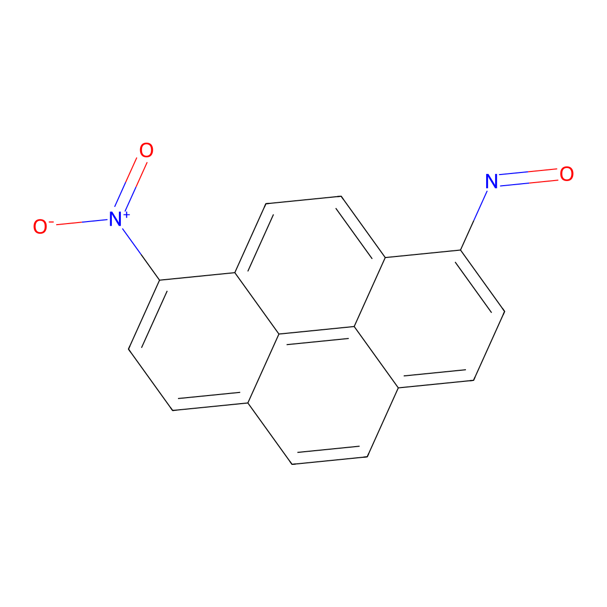 1-Nitro-8-nitrosopyrene molecular structure, CAS 100593-23-5