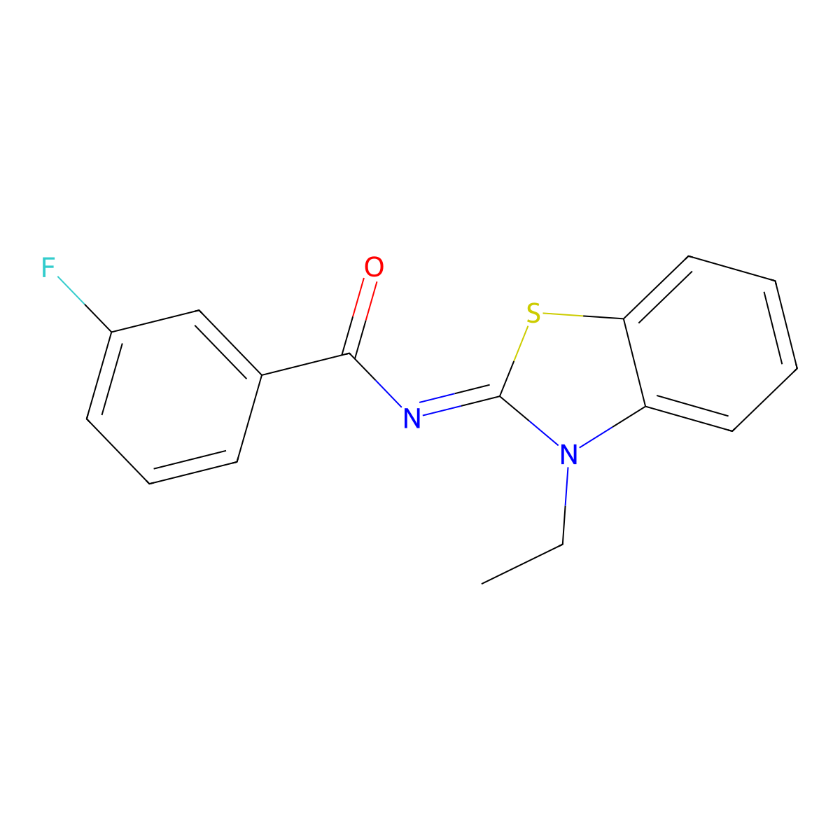 (E)-N-(3-ethylbenzo[d]thiazol-2(3H)-ylidene)-3-fluorobenzamide molecular structure, CAS 1005935-78-3