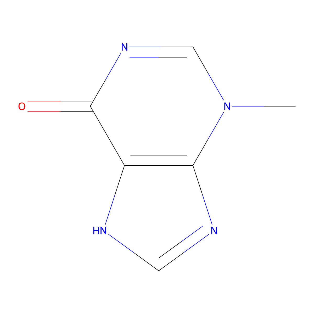 3-Methylhypoxanthine molecular structure, CAS 1006-11-7