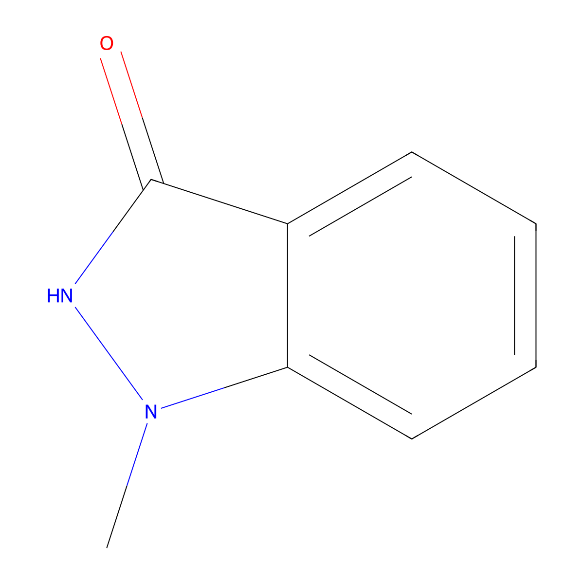 1-methyl-2,3-dihydro-1H-indazol-3-one molecular structure, CAS 1006-19-5
