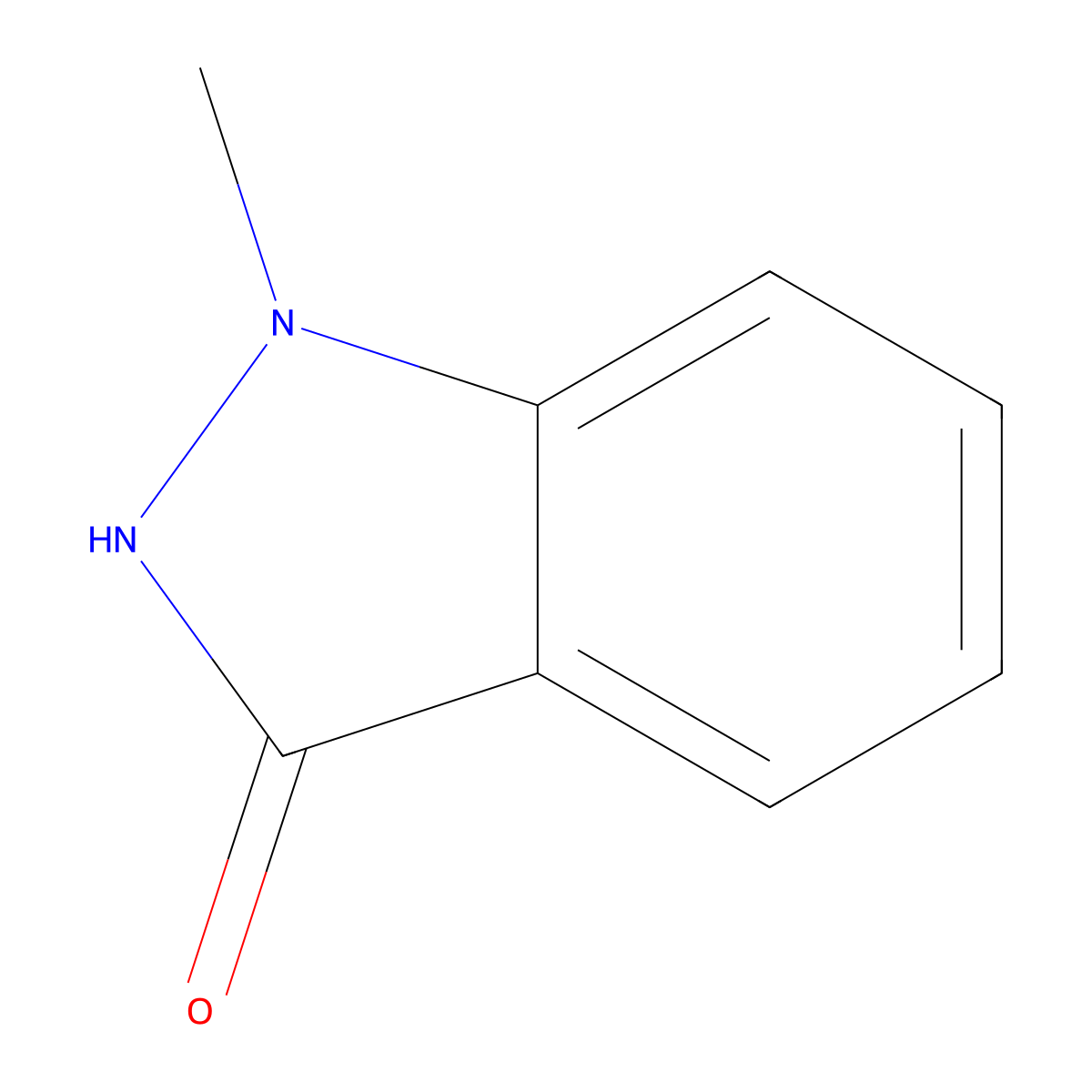 1-methyl-2,3-dihydro-1H-indazol-3-one molecular structure, CAS 1006-19-5