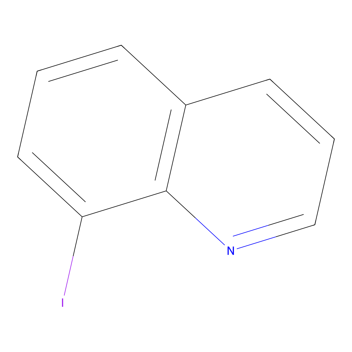 8-Iodoquinoline molecular structure, CAS 1006-47-9