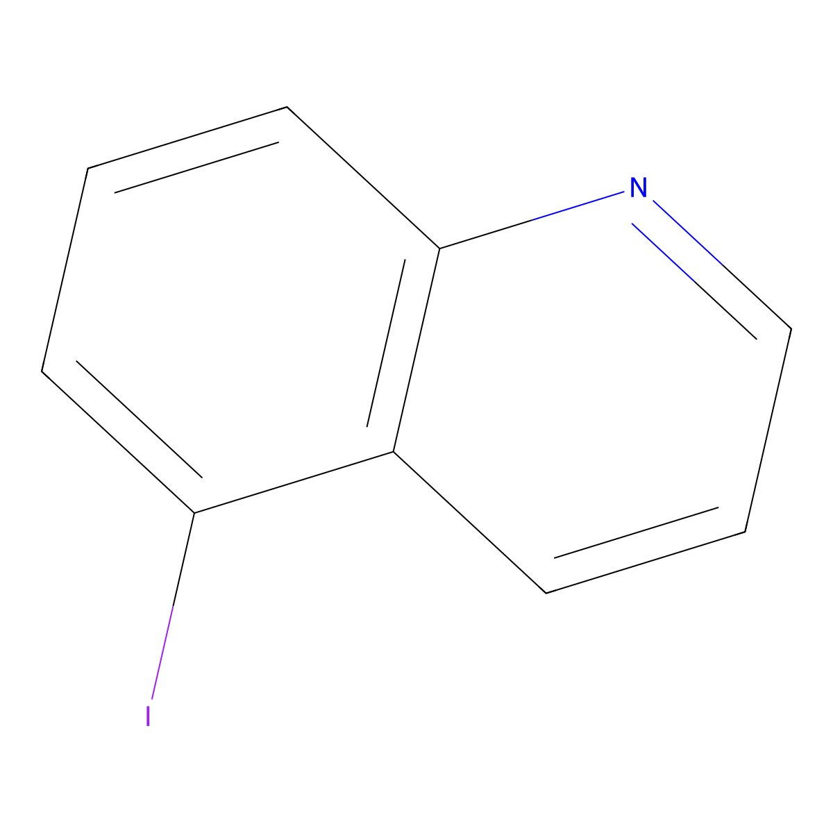 5-Iodoquinoline molecular structure, CAS 1006-50-4