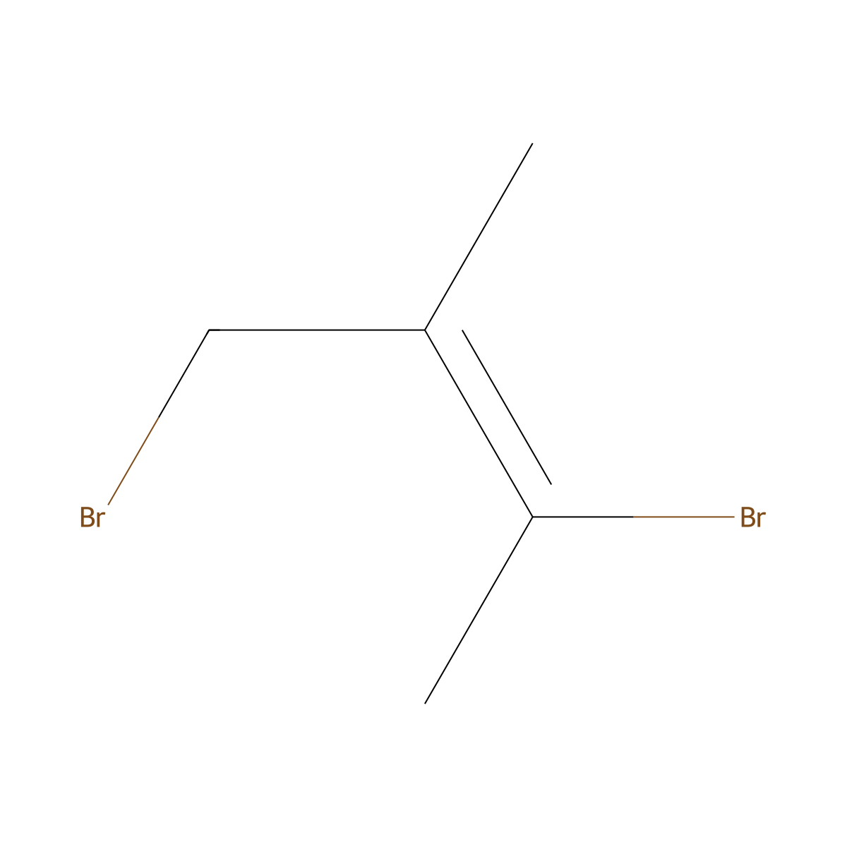 (2E)-1,3-dibromo-2-methylbut-2-ene molecular structure, CAS 100606-28-8