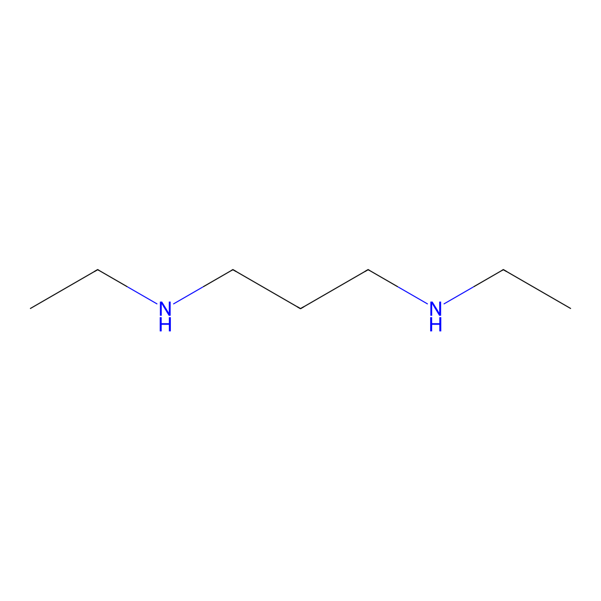 N1,N3-Diethylpropane-1,3-diamine molecular structure, CAS 10061-68-4