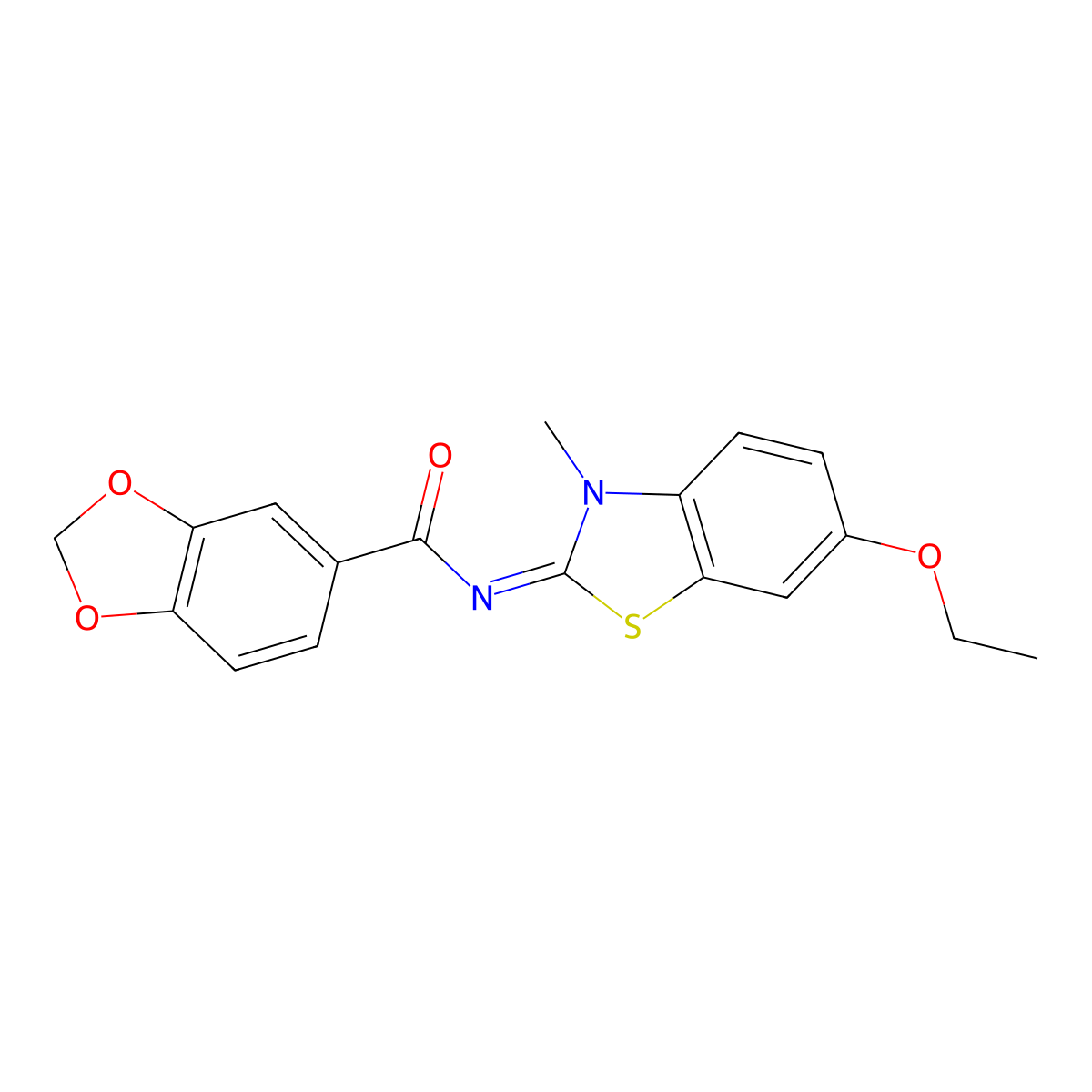 (E)-N-(6-ethoxy-3-methylbenzo[d]thiazol-2(3H)-ylidene)benzo[d][1,3]dioxole-5-carboxamide molecular structure, CAS 1006293-97-5
