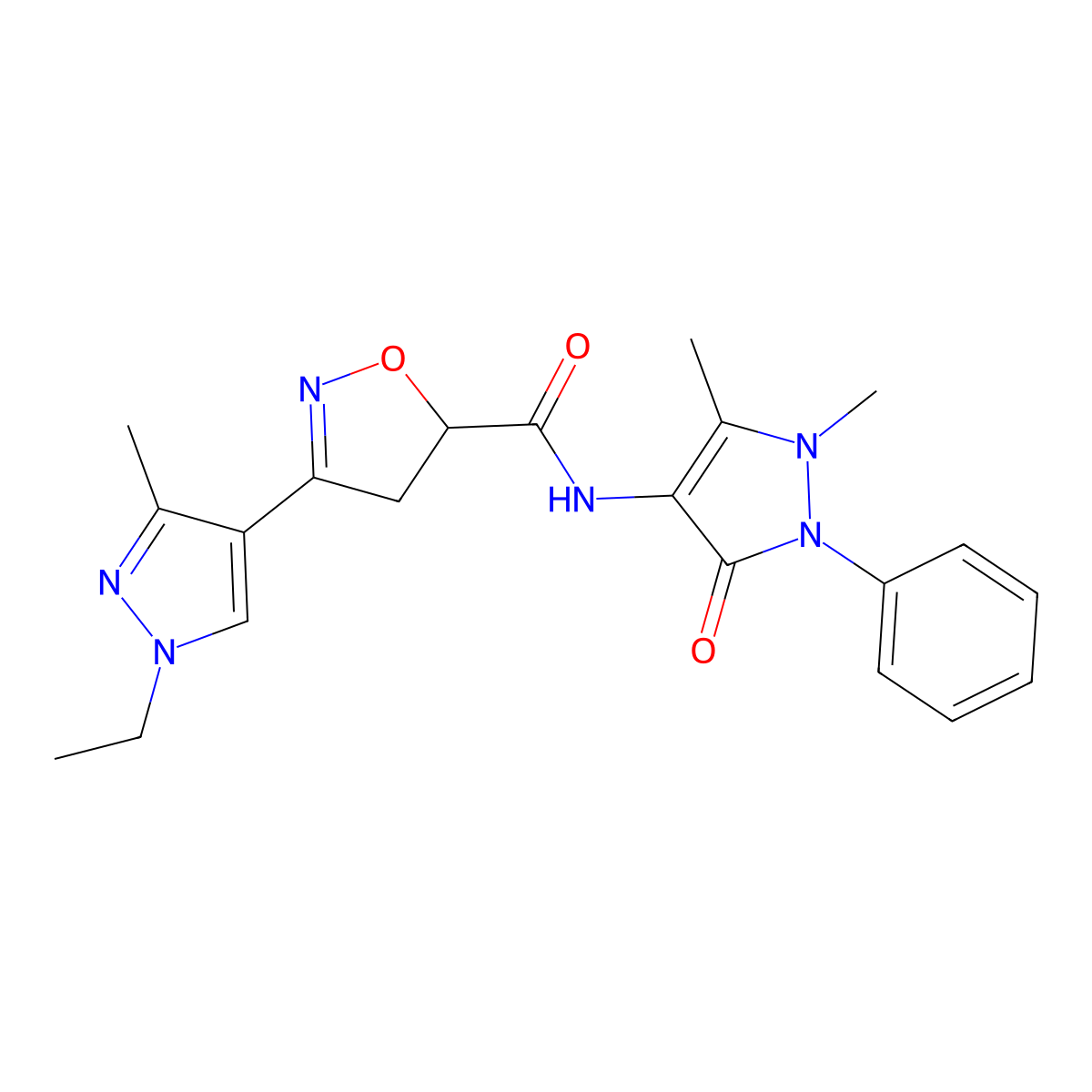 5-IsoxazolecarboxaMide, N-(2,3-dihydro-1,5- molecular structure, CAS 1006335-39-2