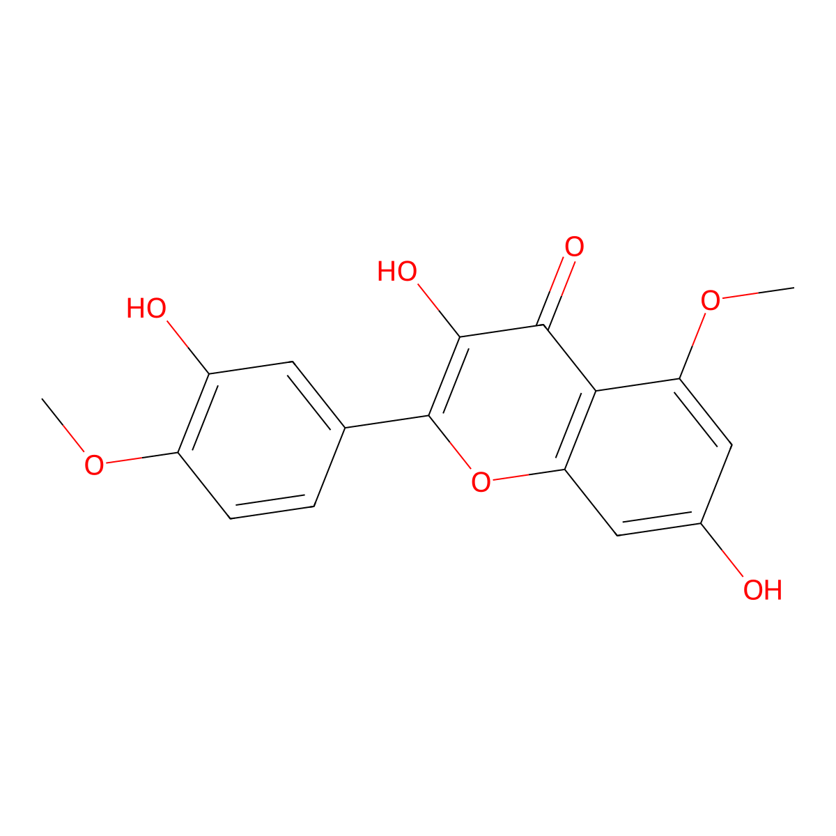 Quercetin 5,4'-dimethyl ether molecular structure, CAS 100648-56-4