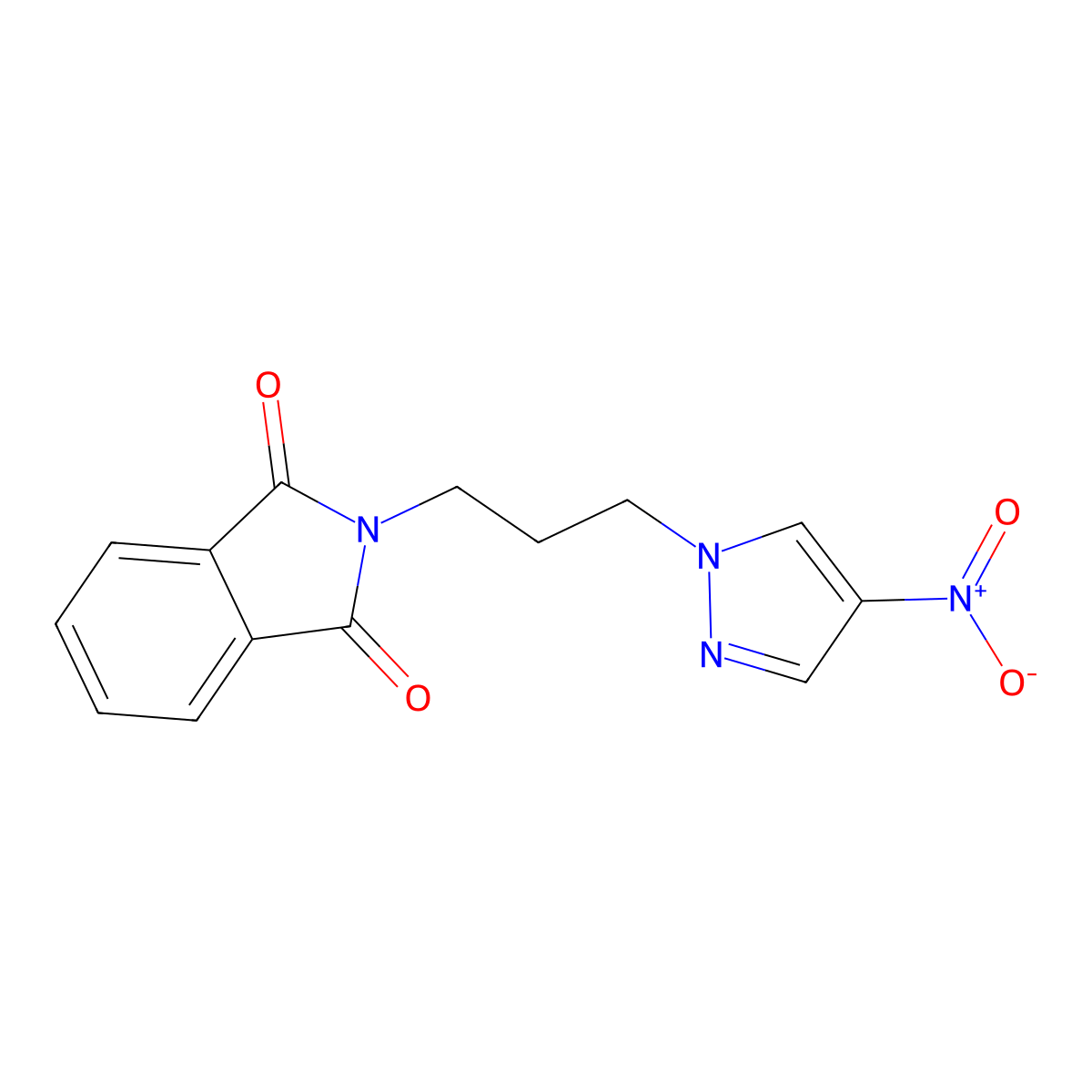 2-[3-(4-Nitro-1H-pyrazol-1-yl)propyl]-1H-isoindole-1,3(2H)-dione molecular structure, CAS 1006572-22-0