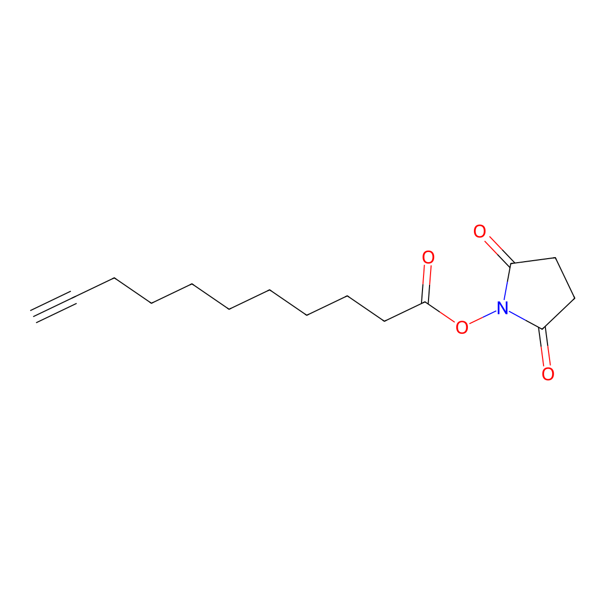 10-Undecynoyl-OSu molecular structure, CAS 1006592-57-9