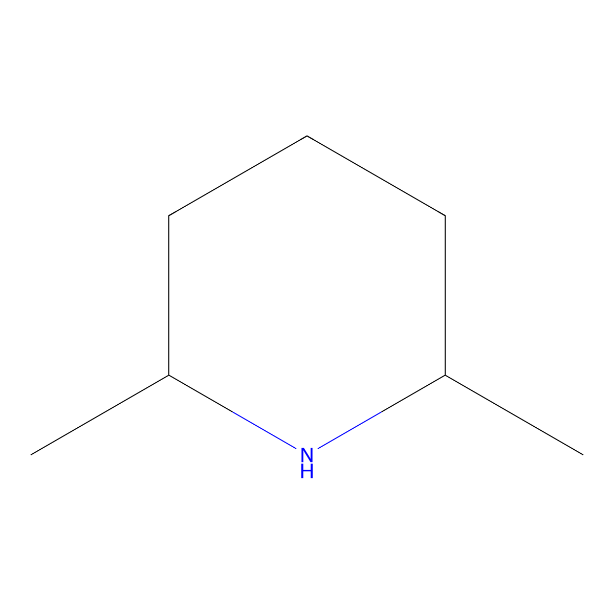 (2S,6S)-2,6-dimethylpiperidine molecular structure, CAS 10066-29-2