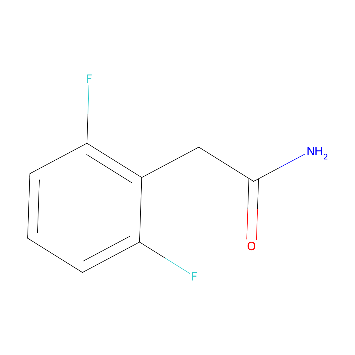 2-(2,6-Difluorophenyl)acetamide molecular structure, CAS 1006608-67-8